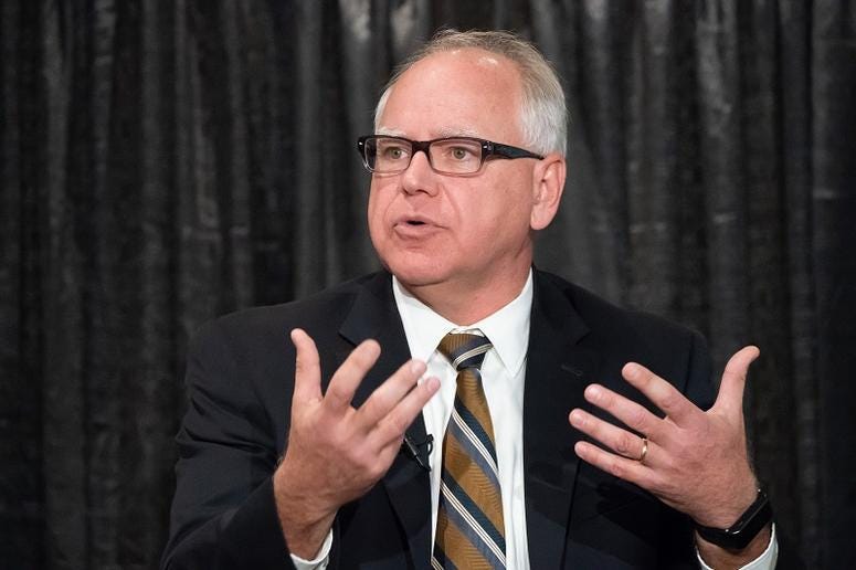Rep. Tim Walz is the rnaking member of the House Veterans Affairs Committee