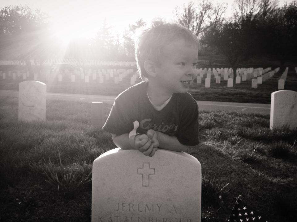 Everett Katzenberger's Father was killed in Afghanistan in 2011
