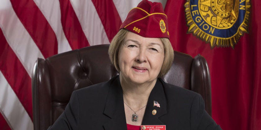 American Legion National Commander Denise Rohan
