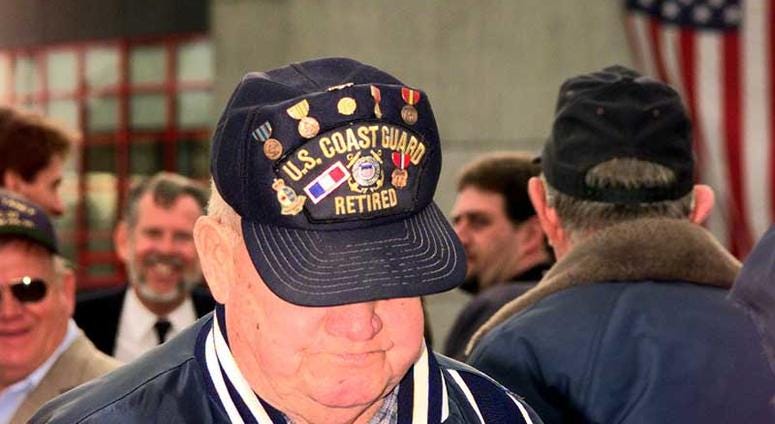 BALTIMORE, Md. (Dec. 7)--A Coast Guard Retiree attends the Pearl Harbor 60th Anniversary Memorial Ceremony in Baltimore, Maryland, December 7, 2001.
