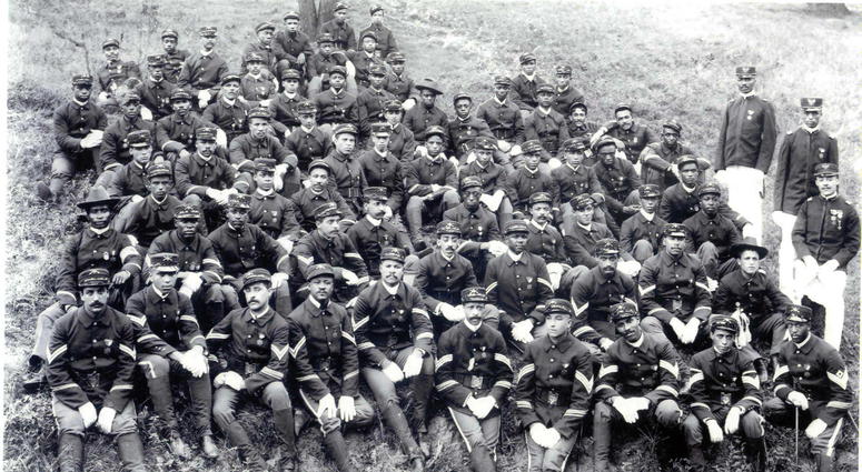 Company D, 8th Infantry, Illinois National Guard, 1877 African American National Guard unit based out of Chicago that fought in World War I