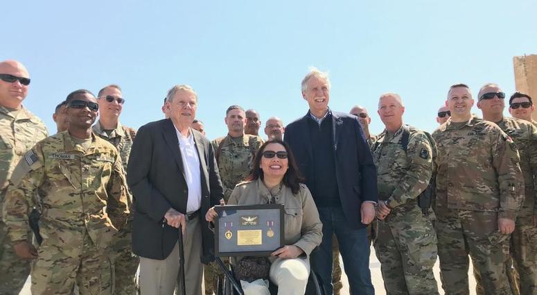 Sen. Duckworth visits Iraq for the first time since being shot down in 2004 Sen. Duckworth visits Iraq for the first time since being shot down in 2004