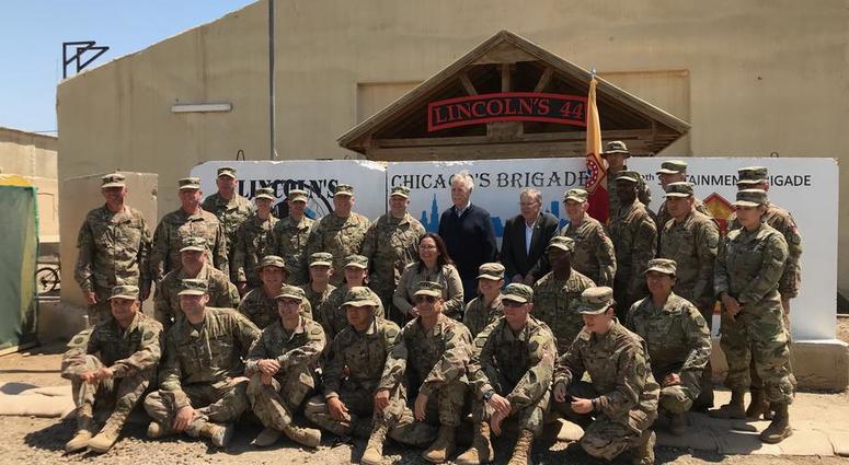 Sen. Duckworth visits Iraq for the first time since being shot down in 2004