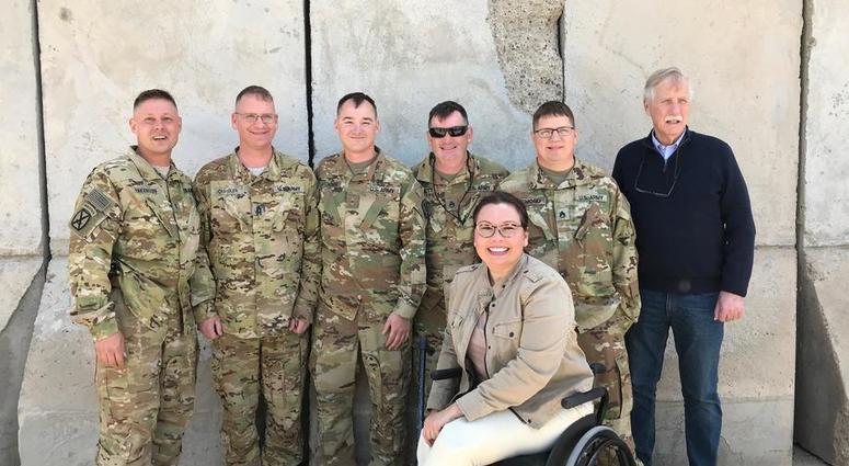 Sen. Duckworth visits Iraq for the first time since being shot down in 2004 Sen. Duckworth visits Iraq for the first time since being shot down in 2004