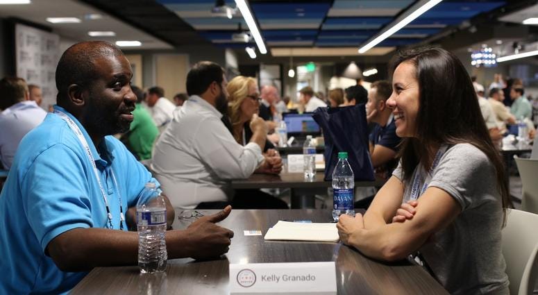 Patriot Boot Camp one-on-one sessions with a mentor Patriot Boot Camp wants to make veterans tech business dreams come true.