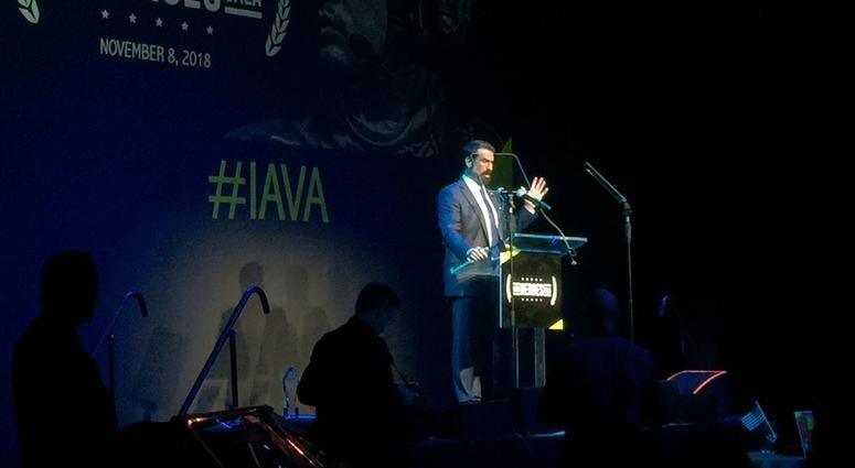 Marine Veteran Rob Riggle at IAVA Gala