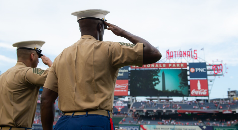 Scoreboard salute