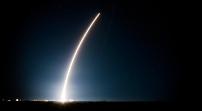 An Atlas V rocket carrying the Space Based Infrared System (SBIRS) GEO Flight 4 satellite lifts off from Cape Canaveral Air Force Station, Fla., Jan. 19, 2018. missiles