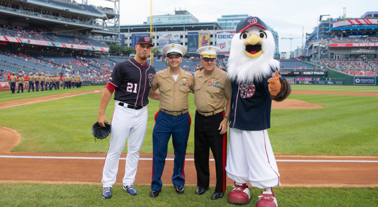 Stout, Broadmore, Nats mascot