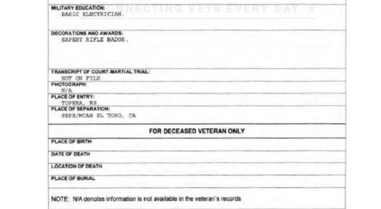 Service record of Nathan Phillips aka Nathan Stanard