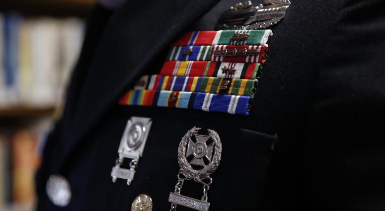 U.S. Army Staff Sgt. Robert Citrullo, assigned to the 2nd Military Working Dog Detachment, conduct board preparation before participating in the board event, during the Fort George G. Meade Garrison Best Warrior Competition at Fort George G. Meade, Md.