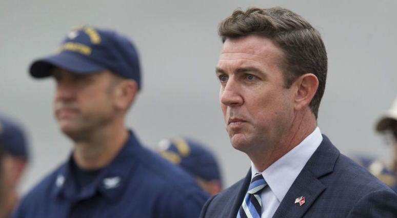Rep. Duncan Hunter of California. Rep. Duncan Hunter defends Navy SEAL charged with murder saying he probably killed civilians while in Iraq.