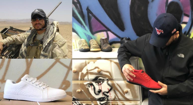 Former Green Beret Anthony Aguiniga, Founder CEO of Woobies Shoes