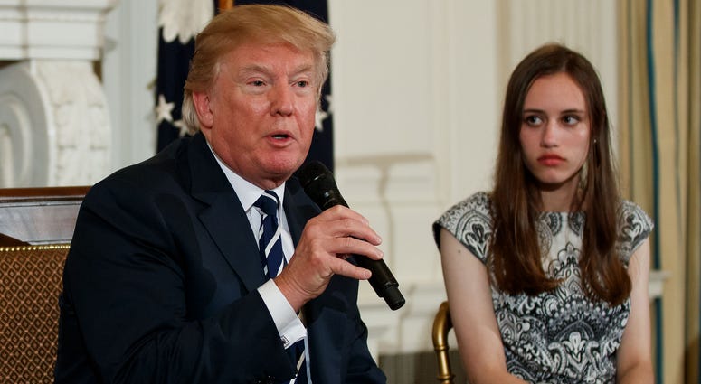 President Donald Trump speaks during a listening session on school safety at the White House in Washington D.C., United States on Feb 21, 2018. trump