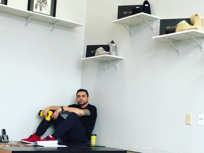 Green Beret vet Anthony Aguiniga is the Founder, CEO and Lead Designer of Woobies Shoes