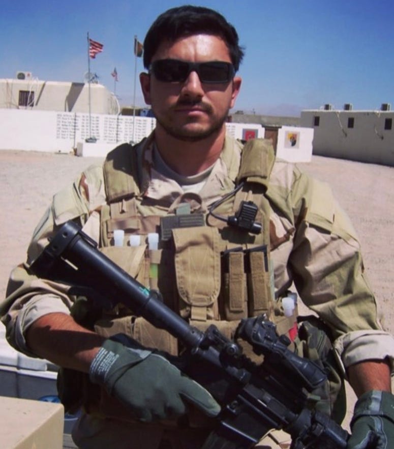 Anthony Aguiniga served as a Green Beret from 2004-2012