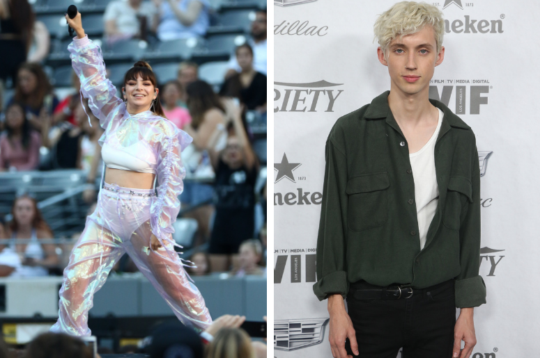 Charli XCX and Troye Sivan Charli XCX and Troye Sivan