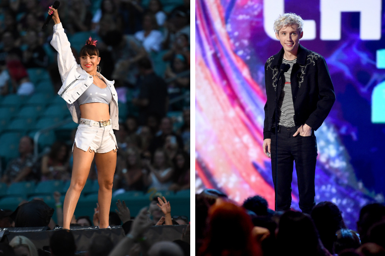 Charli XCX and Troye Sivan Charli XCX and Troye Sivan