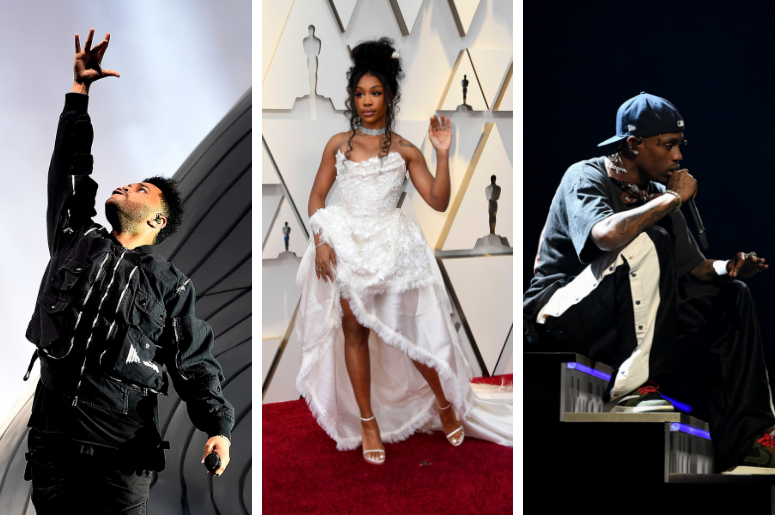 The Weeknd, Travis Scott, SZA The Weeknd, Travis Scott, SZA