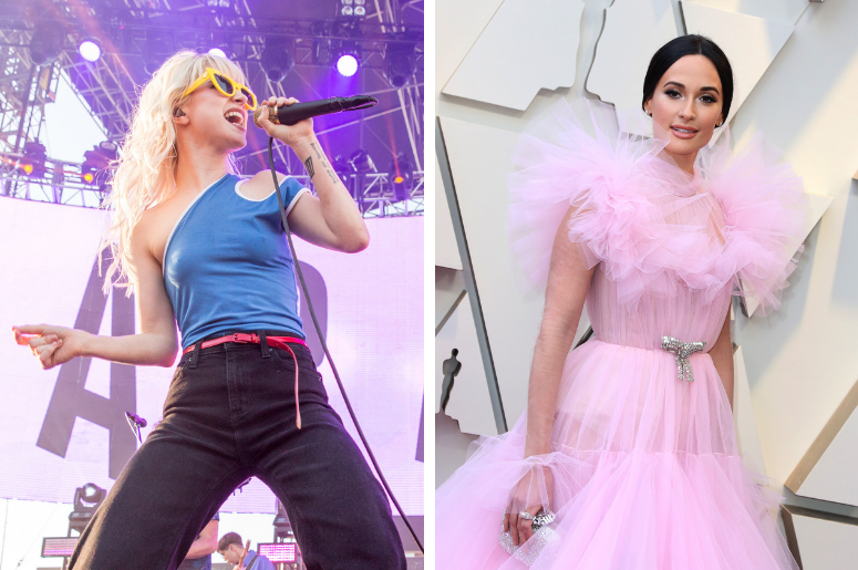 Hayley Williams and Kacey Musgraves Hayley Williams and Kacey Musgraves