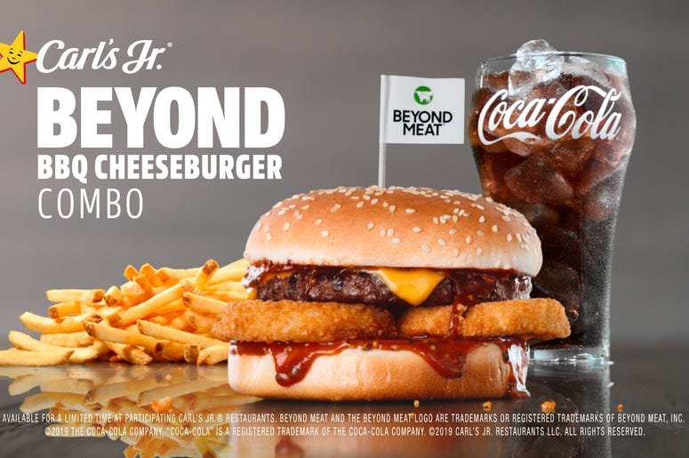 Carl's Jr. Beyond BBQ Cheeseburger
