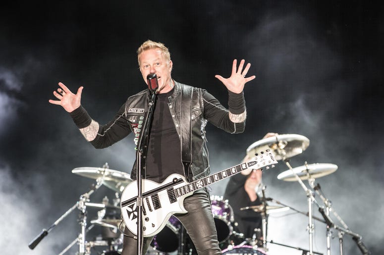 James Hetfield of Metallica In Concert James Hetfield of Metallica In Concert