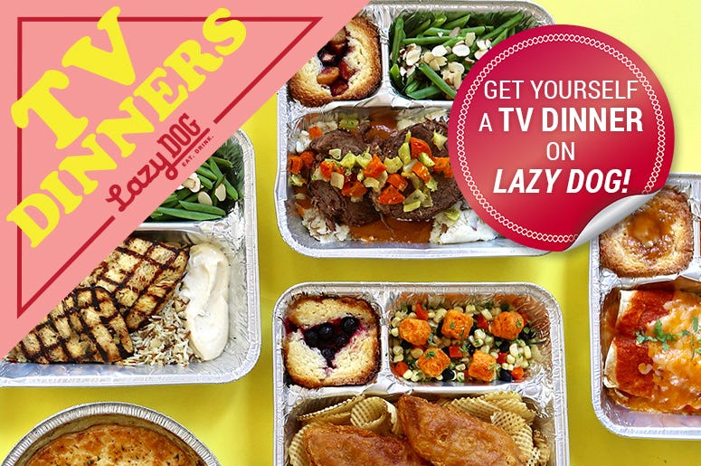 Lazy Dog TV Dinner
