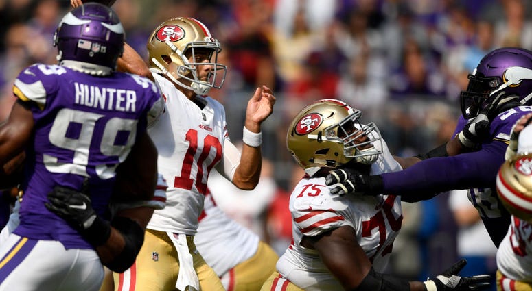 San Francisco Niners and Minnesota Vikings