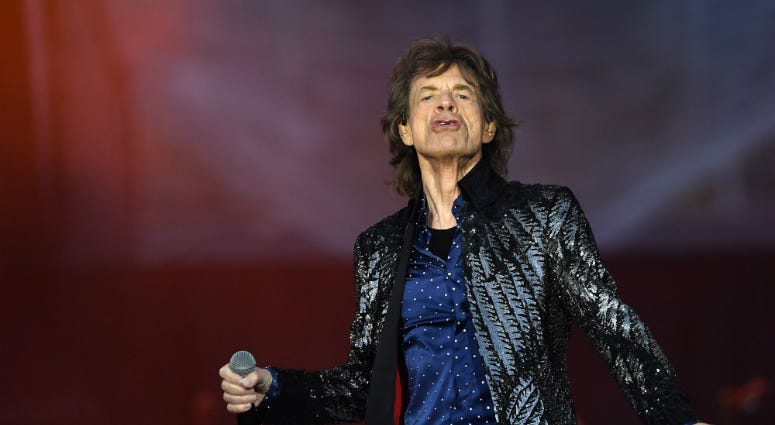 Mick Jagger of The Rolling Stones performs live on stage on the opening night of the european leg of their No Filter tour at Croke Park on May 17, 2018 Mick Jagger of The Rolling Stones performs live on stage on the opening night of the european leg of their No Filter tour at Croke Park on May 17, 2018