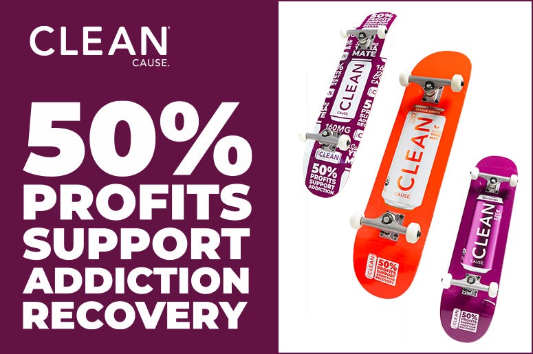 clean cause skateboard