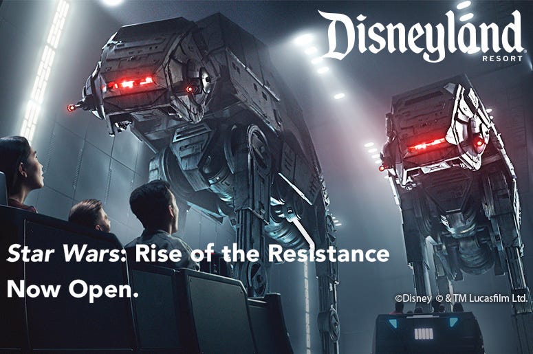 Disney Star Wars Rise of the Resistance