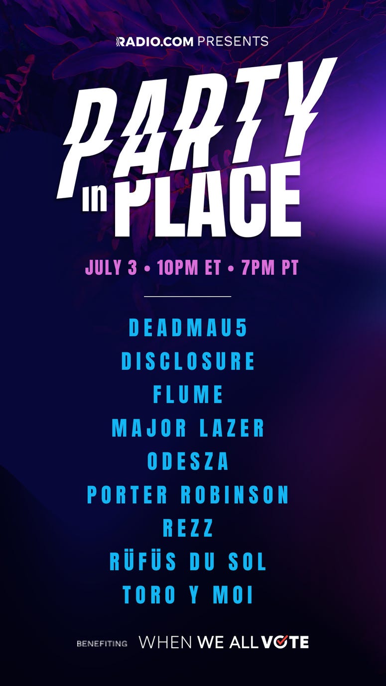 RADIO.COM is throwing the biggest summer dance party this 4th of July weekend with a powerhouse livestream concert event featuring the most iconic names in music. The weekend will include performances, conversations, DJ sets, and intimate jam sessions wit