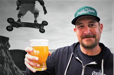 "Check Out The Big Brain On Brad!" He's got a beer! Brad Beren of Rouluer Brewing Co.