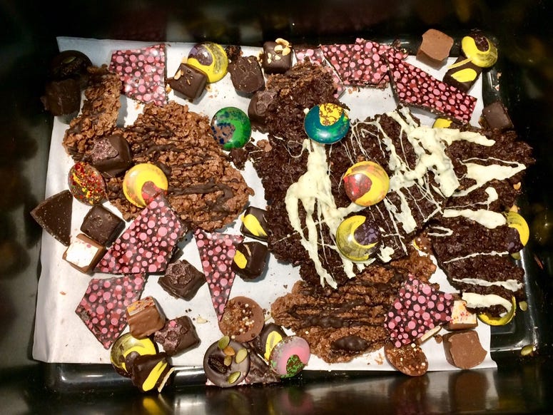 Candy IS dandy! A tub full of Andrea's Truffles! andrea's truffles