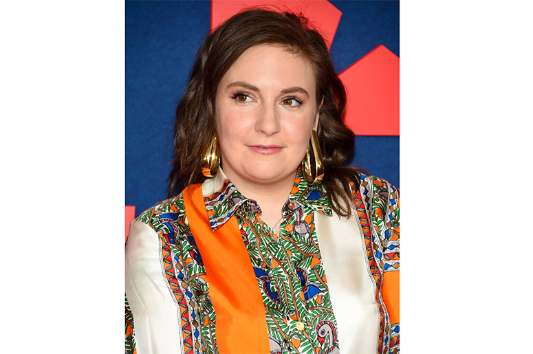ile photo shows actress Lena Dunham at the premiere of the final season of HBO's "Veep" in New York. Dunham is celebrating one year of sobriety. Featuring a thumbs-up photo, the 32-year-old writes on Instagram Wednesday, April 10, that she has “done a lot