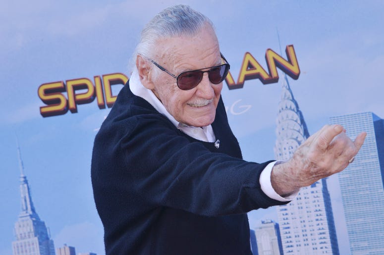 Stan Lee arrives at the "Spider-Man: Homecoming" Los Angeles Premiere held at the TCL Chinese Theater in Hollywood, CA on Wednesday, June 268, 2017. (Photo By Sthanlee B. Mirador) CA: "Spider-Man: Homecoming" Los Angeles Premiere - Arrivals