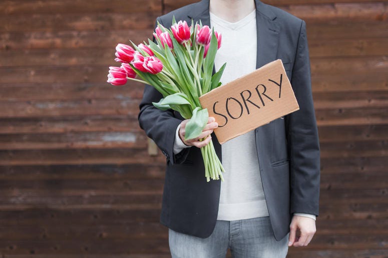 the apology