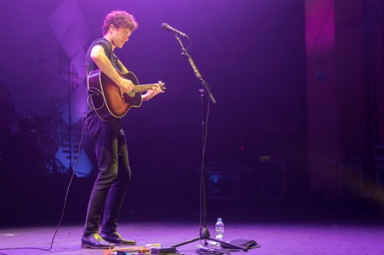 Vance Joy 3/7/2018 - Vance Joy performing live on stage at the O2 Academy Brixton in London. Photo date: Wednesday, March 7, 2018.