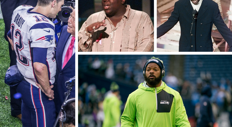 Tom Brady, Biggie, Tupac, Michael Bennett Tom Brady, Biggie, Tupac, Michael Bennett
