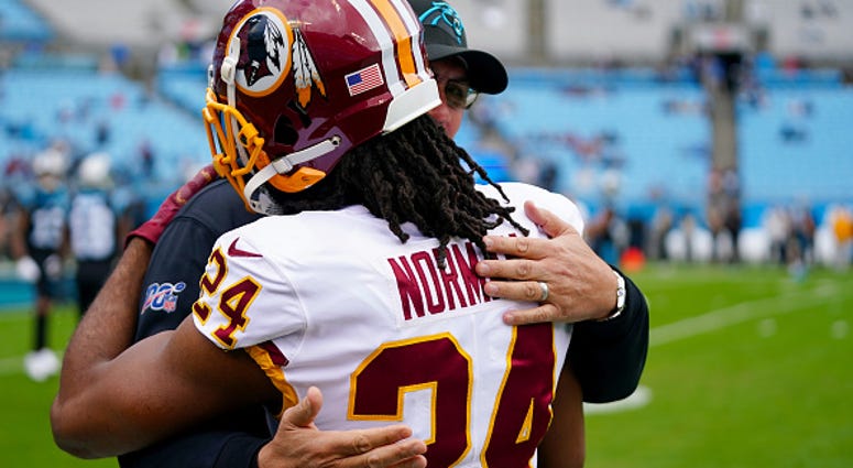 Ron Rivera and Josh Norman