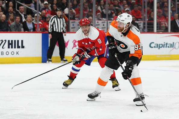 Capitals v Flyers Caps Flyers