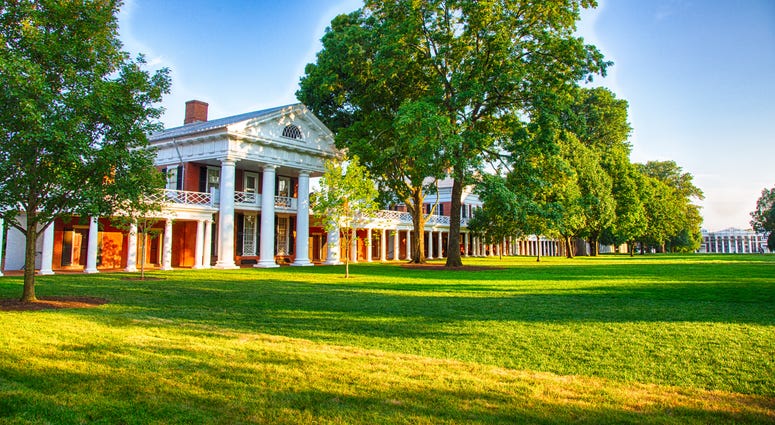 UVA Campus sunset