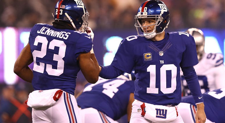 Rashad Jennings & Eli Manning