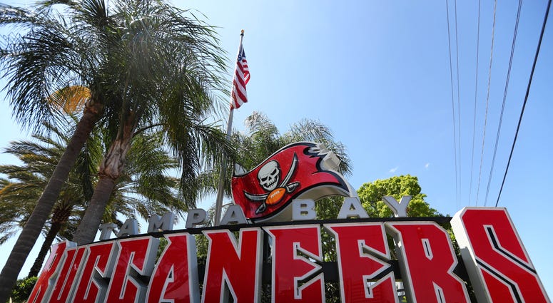 Buccaneers Logo @ Stadium