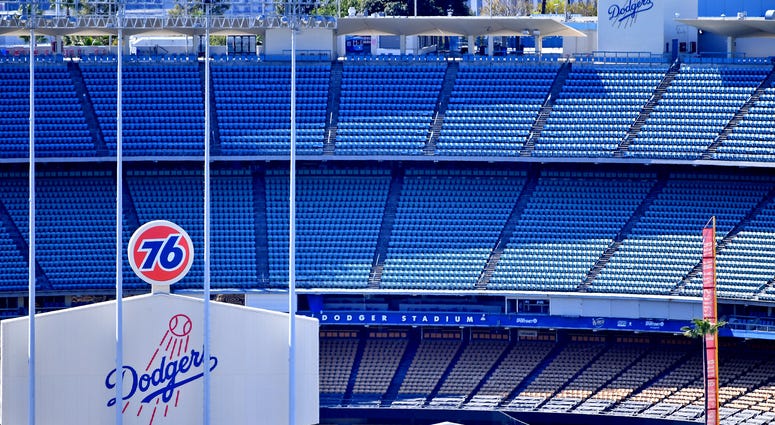 Empty Dodgers Stadium