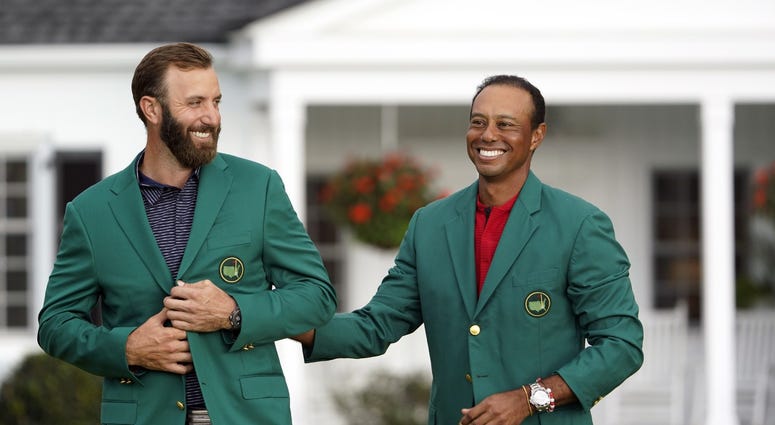 Dustin Johnson & Tiger Woods