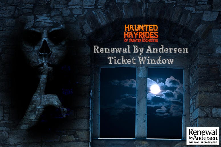 Spooky ticket window