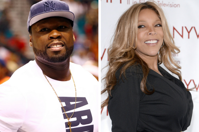 50 Cent attends the Big 3 championship game between 3 Headed Monsters and Trilogy at MGM Grand Garden Arena / Wendy Williams attends the NYWIFT's 33rd Annual Muse Awards at the Hilton Hotel in New York, NY, on December 12, 2013. 50 Cent attends the Big 3 championship game between 3 Headed Monsters and Trilogy at MGM Grand Garden Arena / Wendy Williams attends the NYWIFT's 33rd Annual Muse Awards at the Hilton Hotel in New York, NY, on December 12, 2013.