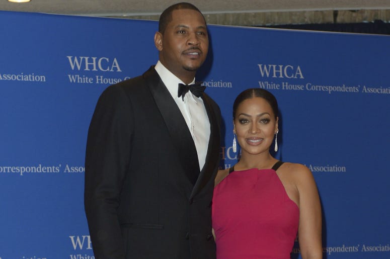Carmelo and La La Anthony Carmelo and La La Anthony