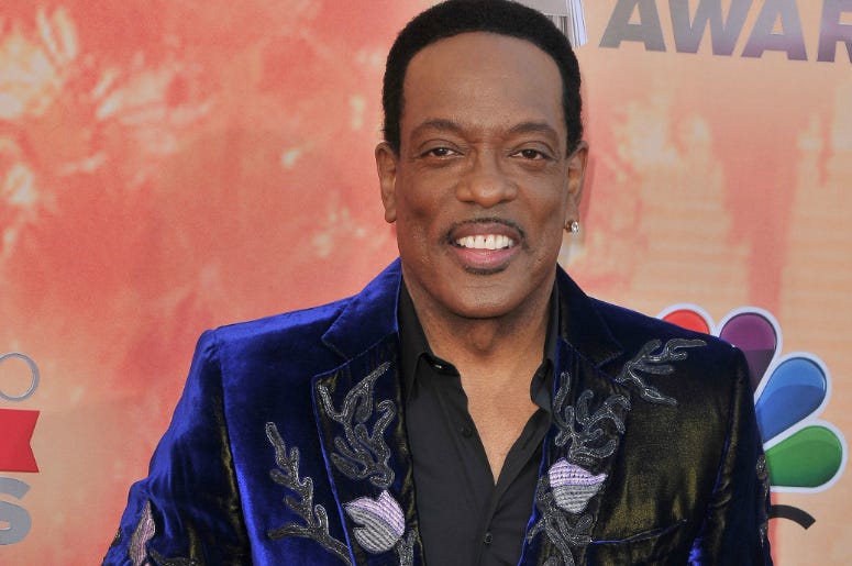 Charlie Wilson arrives at The Shrine Auditorium in Los Angeles, CA Charlie Wilson arrives at The Shrine Auditorium in Los Angeles, CA